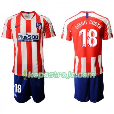 Billiga Fotbollströjor Atlético Madrid DIEGO COSTA 18 Barn Hemma tröja 2019/20 Kortärmad